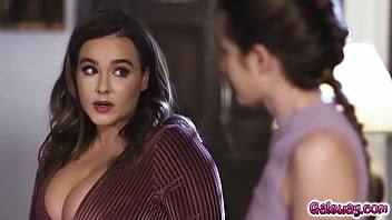 Nadia gives natasha a hands on lesbian experience