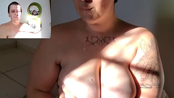 Blowjob titjob fucking pussy with slim white dildo during live stream Blowjob titjob fucking pussy with slim white dildo during live stream