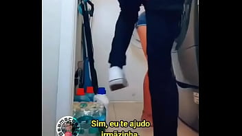 Ele nn perdoou sua irmã presa na máquina de lavar roupas