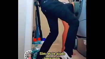Ele nn perdoou sua irmã presa na máquina de lavar roupas