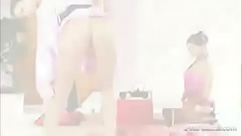 Erotic lesbians victoria and victoria rose share long dildo for orgasm