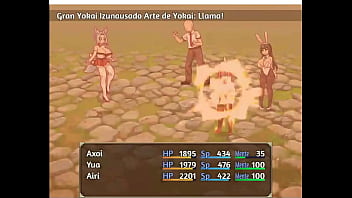 The great follando con la yokai de enormes tetas