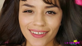 Latina model naked close up