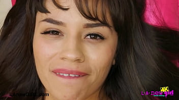 Latina model naked close up