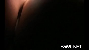 Passionate woman enjoys an extreme action