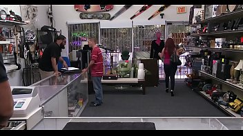 Sex in shop with big rod