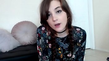 Skinny white girl give her fan his winning video at kik evelynkley