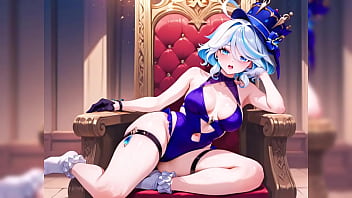 Furina sentando forte no pau petite novinha anal bdsm asmr hentai ai generated