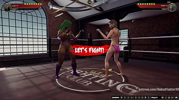 Jennifer vs linn nf3d female kinky femdom combat