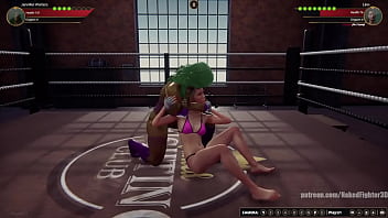 Jennifer vs linn nf3d female kinky femdom combat