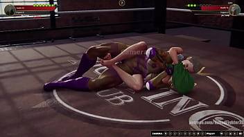Jennifer vs linn nf3d female kinky femdom combat
