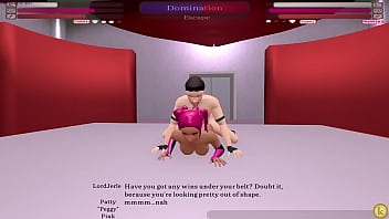 Patty pink vs lordjerle kyfc sexfight strap on sex fight game video match