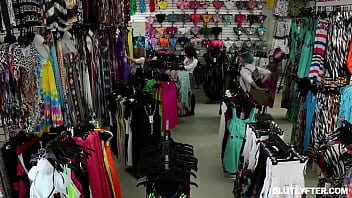 Aria Carson And Jasmine Wilde Shoplifting And Got Caught And Brought To The Store Backroom By Officer Billy Boston thumbnail