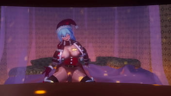 3d hentai iwara having sex with aqua sama in love hotel unity