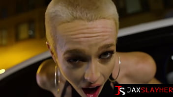 Lusty sidra sage rides hard bbc while in the car