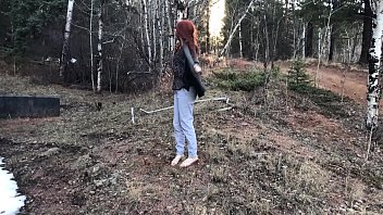 Banging a redhead in the mountains