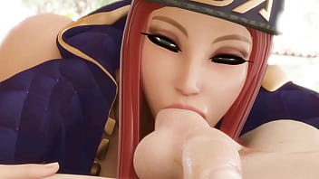 Akali gets her pussy tore open