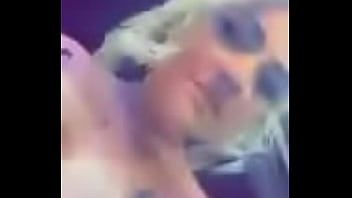 Showing off my titties as i put gas in my car