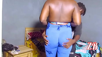 Workout finally end up with hot lesbian strap on sex 2