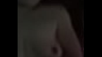 Touching herself inside