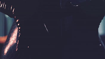 Latex milf with big ass and natural tits shiny fetish and gloves teasing arya grander kinky seduce