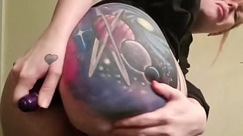 Maddy having fun with her bum