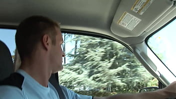 Watch her suck and fuck this guy to completion and let some of the jizz drip down onto that rack