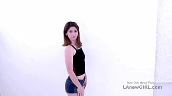 Sexy teen model seduced by the producer