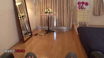 Seductive jav star rion teases with slow sensual handplay