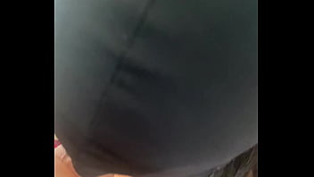 Red lipstick blowjob & hardcore doggy in fishnet lingerie