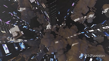 The access code is my pussy cyberpunk fuck with sexy busty babe