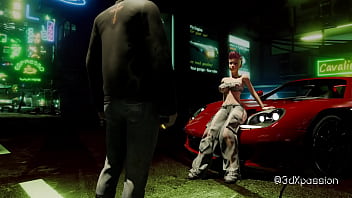 The access code is my pussy cyberpunk fuck with sexy busty babe