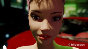 The access code is my pussy cyberpunk fuck with sexy busty babe