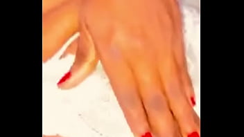 Ebony playing with her wet pussy