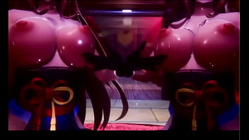 Huge boobs 3d moaning