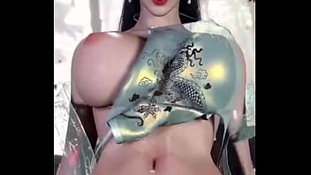 Huge boobs 3d moaning