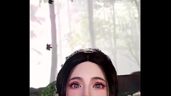 Huge boobs 3d moaning