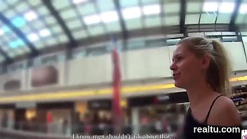 Czech cutie was tempted in the shopping centre and fucked in pov