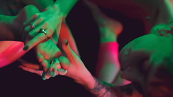 Marshmallow lesbian foot worship