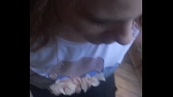 Fans only karla rose thinks filming’s over until i demand one last sloppy blowjob in her casual jeans