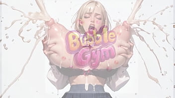 Horny blonde ai 18 student roughly milks her plump massive tits