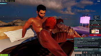 Disfrutando con una amiga