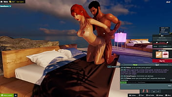 Disfrutando con una amiga