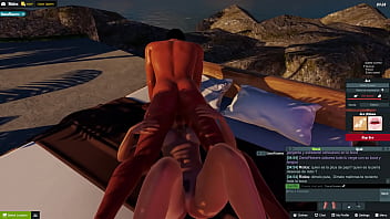 Disfrutando con una amiga