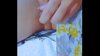 Sun kissed latina’s intimate glass toy session