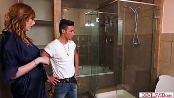 Busty wife cuckolds husband by sucking and fucking a plumber Busty wife cuckolds husband by sucking and fucking a plumber