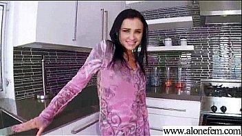 Lots of crazy sex toys for horny girl to play clip 18