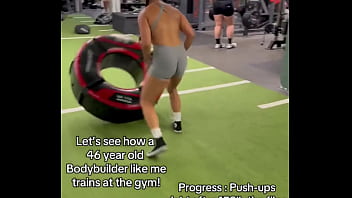 Let’s see how a 46 year old bodybuilder like me trains at the gym efc evans fitness clubgeorgia outfit bom