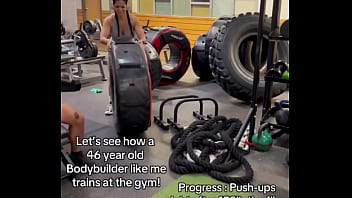 Let’s see how a 46 year old bodybuilder like me trains at the gym efc evans fitness clubgeorgia outfit bom