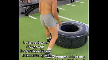 Let’s see how a 46 year old bodybuilder like me trains at the gym efc evans fitness clubgeorgia outfit bom